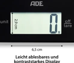 ADE Digitale Küchenwaage »Leonie«, schwarz