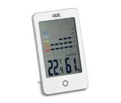 ADE Digitales Hygrometer mit Schimmelalarm, weiß