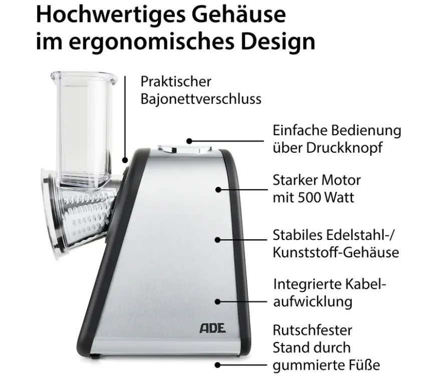 ADE Elektrische Reibe »KA1802«