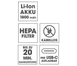 Akku-Handstaubsauger