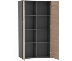 Aktenschrank »Metz«, 2-türig, groß, anthrazit/canello