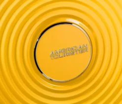 American Tourister Hartschalen-Koffer »Soundbox« Spinner, mittel, golden yellow