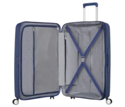 American Tourister Hartschalen-Koffer »Soundbox« Spinner, mittel, midnight navy