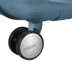 American Tourister Hartschalen-Koffer »Soundbox« Spinner, klein, stone blue