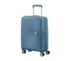American Tourister Hartschalen-Koffer »Soundbox« Spinner, klein, stone blue