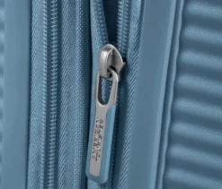 American Tourister Hartschalen-Koffer »Soundbox« Spinner, klein, stone blue