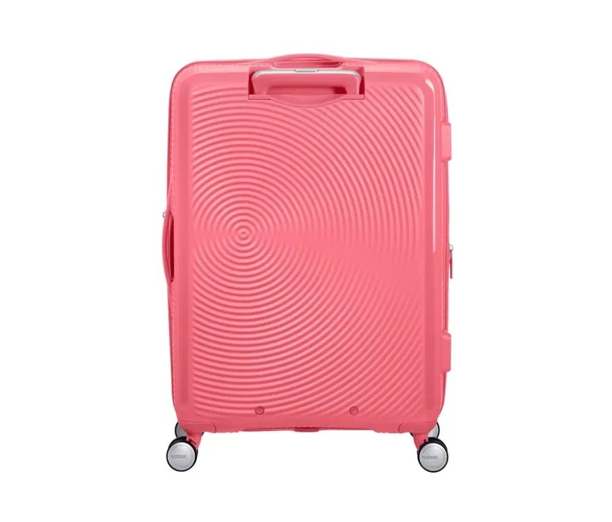 American Tourister Hartschalen-Koffer »Soundbox« Spinner, mittel, sun kissed coral