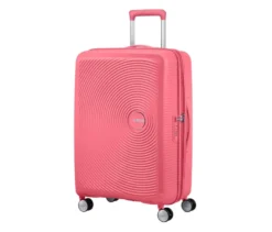 American Tourister Hartschalen-Koffer »Soundbox« Spinner, mittel, sun kissed coral