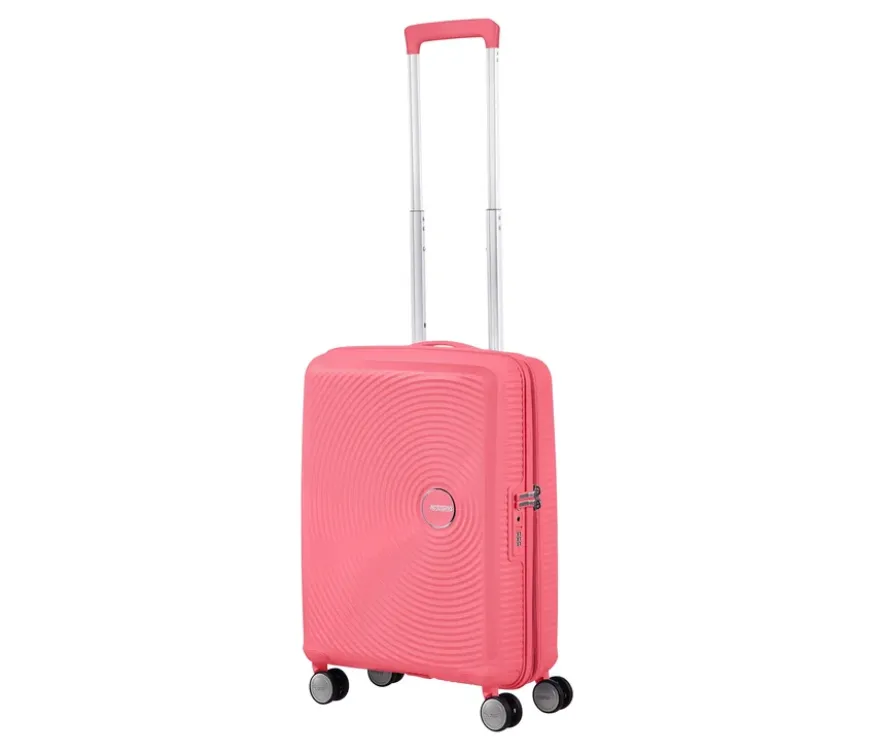 American Tourister Hartschalen-Koffer »Soundbox« Spinner, klein, sun kissed coral