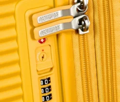 American Tourister Hartschalen-Koffer »Soundbox« Spinner, groß, golden yellow