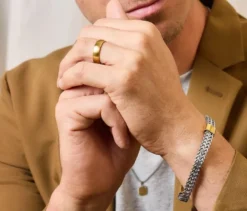Amor Edelstahl Herren-Armschmuck »IP Gold«