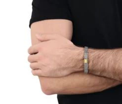 Amor Edelstahl Herren-Armschmuck »IP Gold«