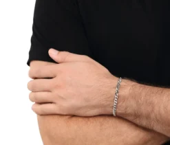 Amor 925 Silber Herren-Armschmuck »Panzer«