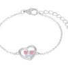 Amor 925 Silber Kinder-Armschmuck »Herz und Schmetterling«