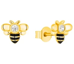 Amor 925 Silber Kinder-Ohrschmuck »Biene«
