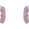 Amor 925 Silber Kinder-Ohrschmuck »Zirkonia rosa«