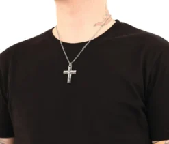 Amor Unisex-Halsschmuck mit Kreuz-Anhänger