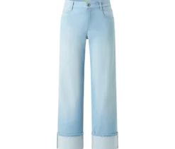 Angels Denim »Laia Turn-Up«, Wide Leg, hellblau