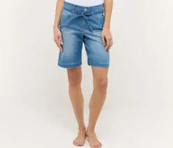 Angels Denim »Lia City« Shorts, hellblau