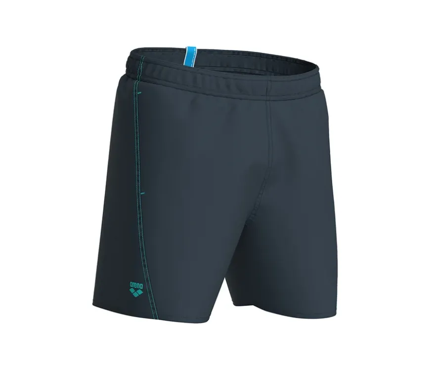 arena Badeshorts Fundamentals Logo, grau