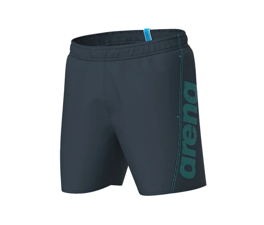 arena Badeshorts Fundamentals Logo, grau