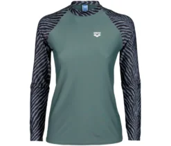 arena Damen-UV-Schutz-Rash-Allover-Langarm-Schwimmshirt