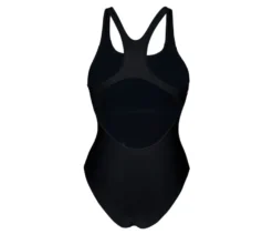 arena Feel Damen Badeanzug Swim Pro Back Bustier, BLACK-BLACK