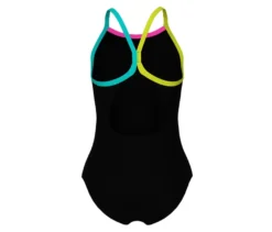 arena Feel Kinder-Badeanzug Light Drop Back Solid, schwarz