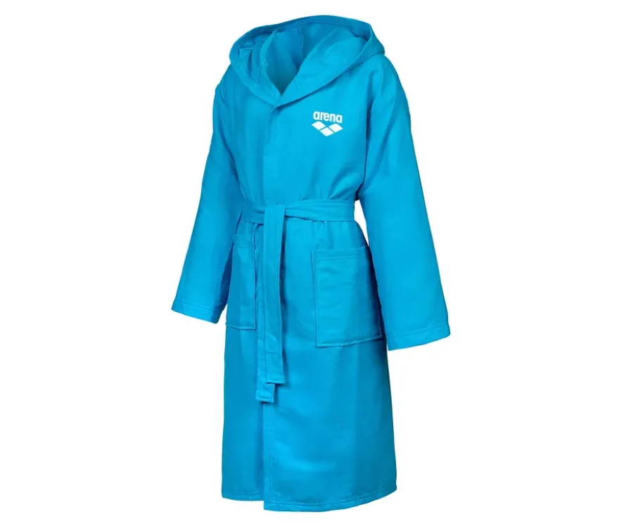 arena Kinder-Mikrofaser-Bademantel Zeal, blau