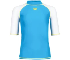 arena Kinder-UV-Kurzarm-Schwimmshirt »Rash Graphic«, blau