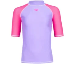 arena Kinder-UV-Kurzarm-Schwimmshirt »Rash Graphic«, lila