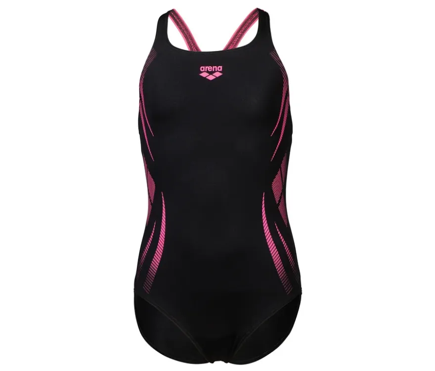 arena Performance Kinder-Badeanzug Poseidonia Swim Pro Back, schwarz