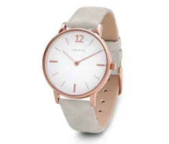 Armbanduhr mit Lederband
