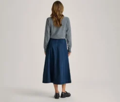 Ausgestellter Jeansrock