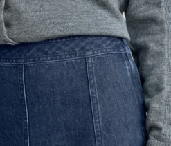 Ausgestellter Jeansrock