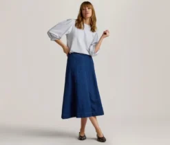 Ausgestellter Jeansrock