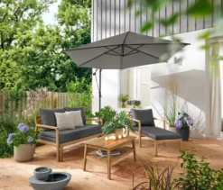 Ausziehbarer Gartensessel