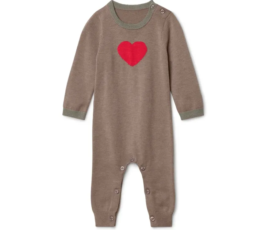 Baby-Einteiler mit Wolle