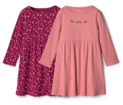2 Baby-Jerseykleider