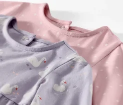 2 Baby-Jerseykleider