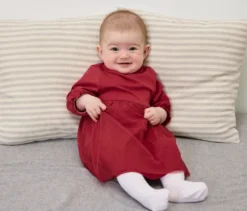 Baby-Jersey-Kleid mit Tüll