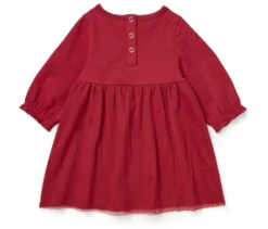 Baby-Jersey-Kleid mit Tüll
