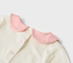 2 Baby-Langarmbodies mit Kragen