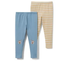 2 Baby-Leggings, Streifen