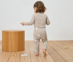 2 Baby-Mitwachs-Leggings