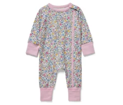 Baby-Pyjama, geblümt