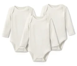 3 Baby-Ripp-Langarmbodys