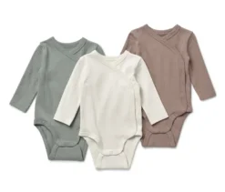 3 Baby-Ripp-Langarmbodys