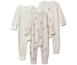 3 Baby-Schlafanzüge, Bärchen