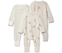 3 Baby-Schlafanzüge, Bärchen